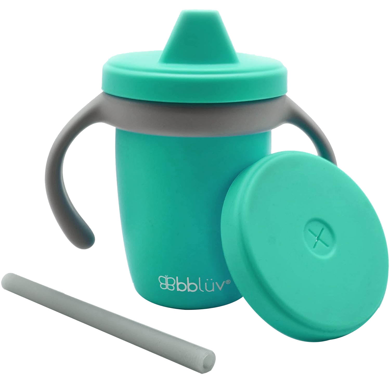 BBLUV Küp Convertible Silicone Sippy Cup, Aqua