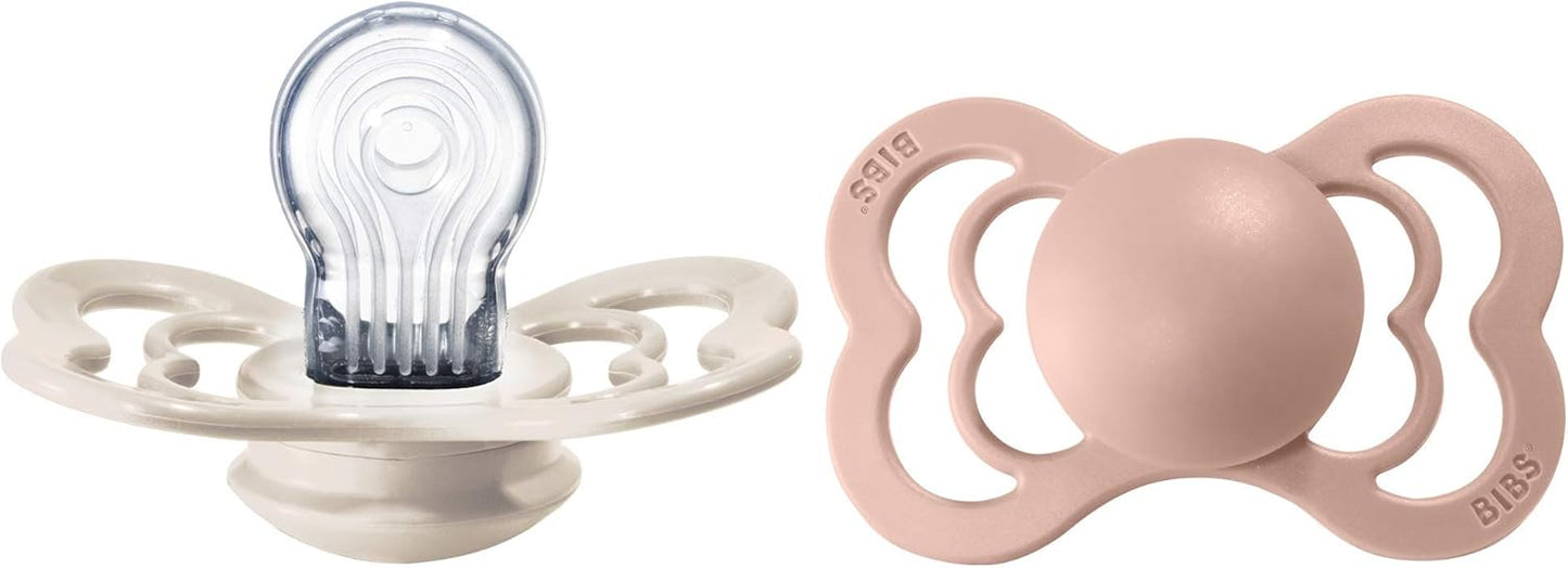 BIBS Supreme Silicone - Pack of 2 (Size 1)