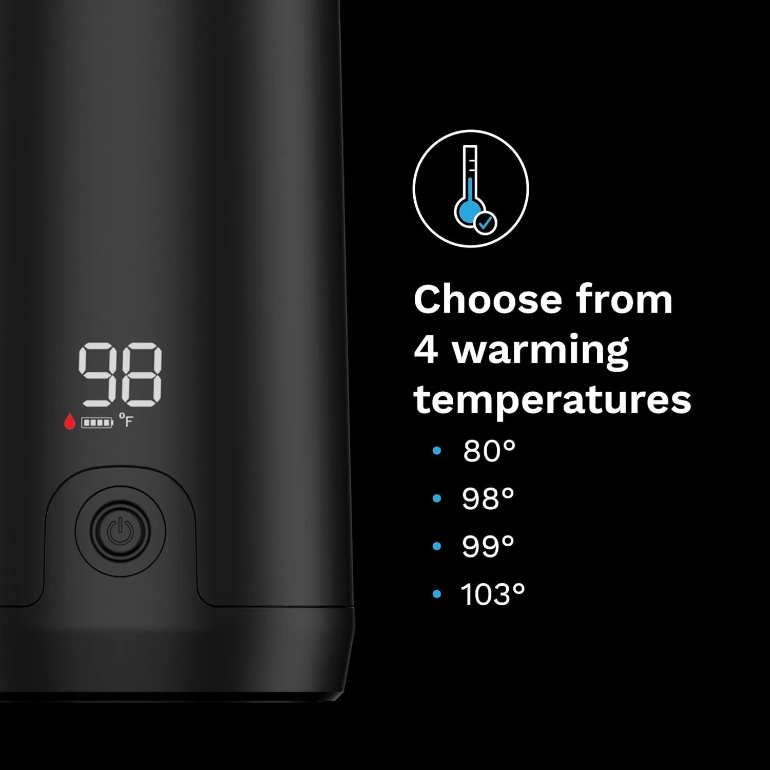 Baby Brezza Portable Bottle Warmer (Black)