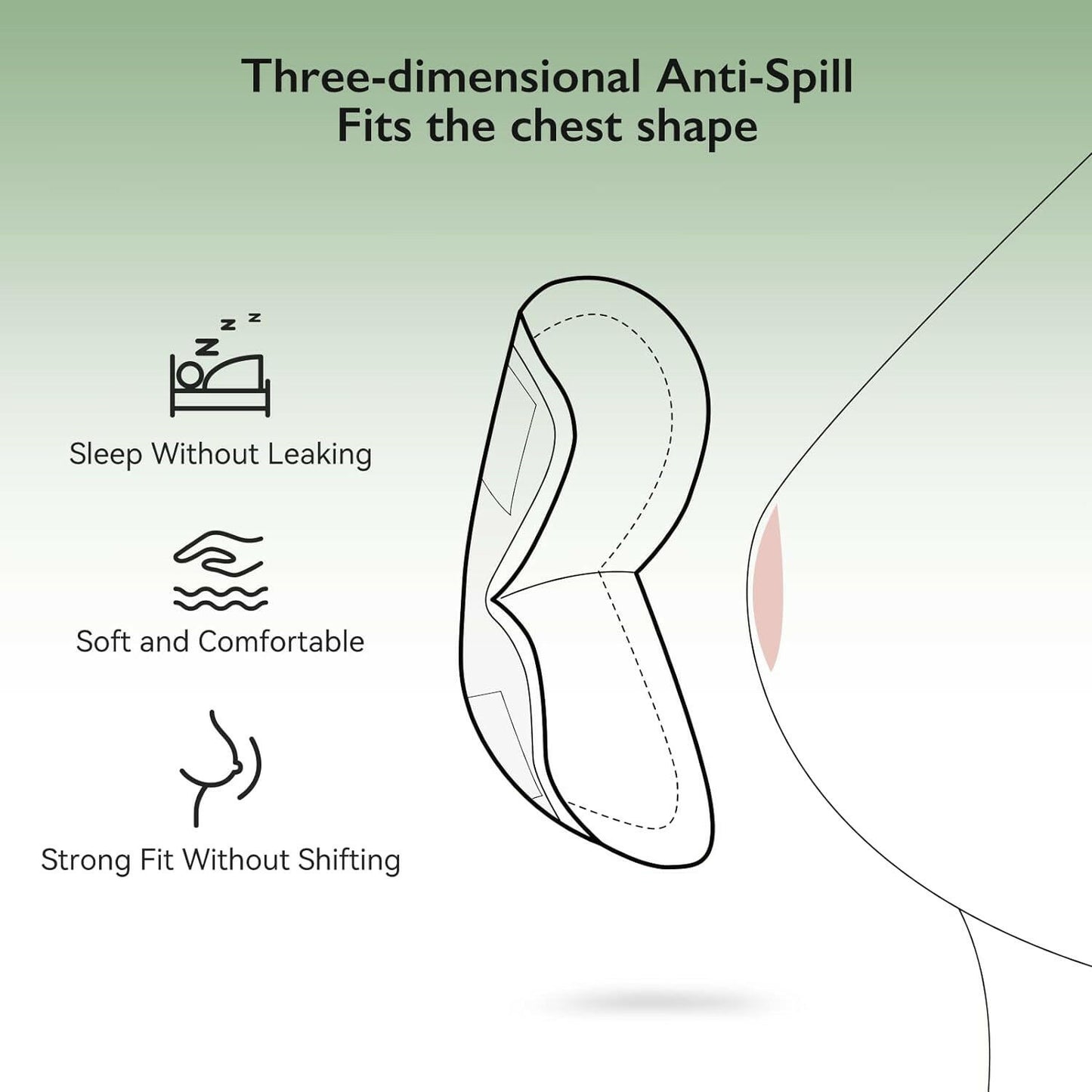 Momcozy Bamboo Fiber Disposable Nursing Pads.