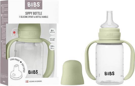 BIBS Baby Sippy Bottle Spout Silicone (150ml)