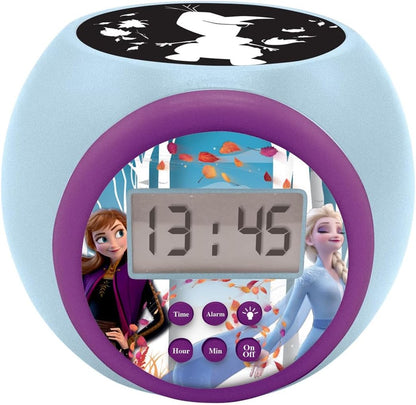 LEXiBOOK Disney Frozen 2 Projector Alarm Clock with Snooze Function