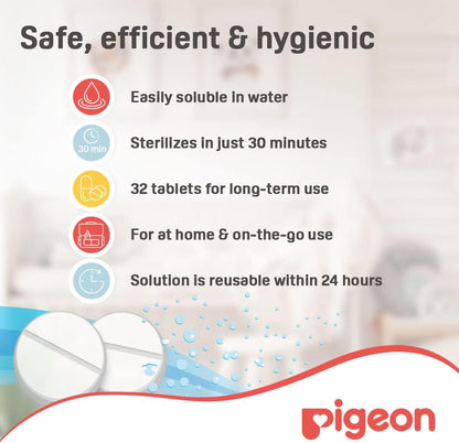 Pigeon Sterilization Tablets (32 Tablets)