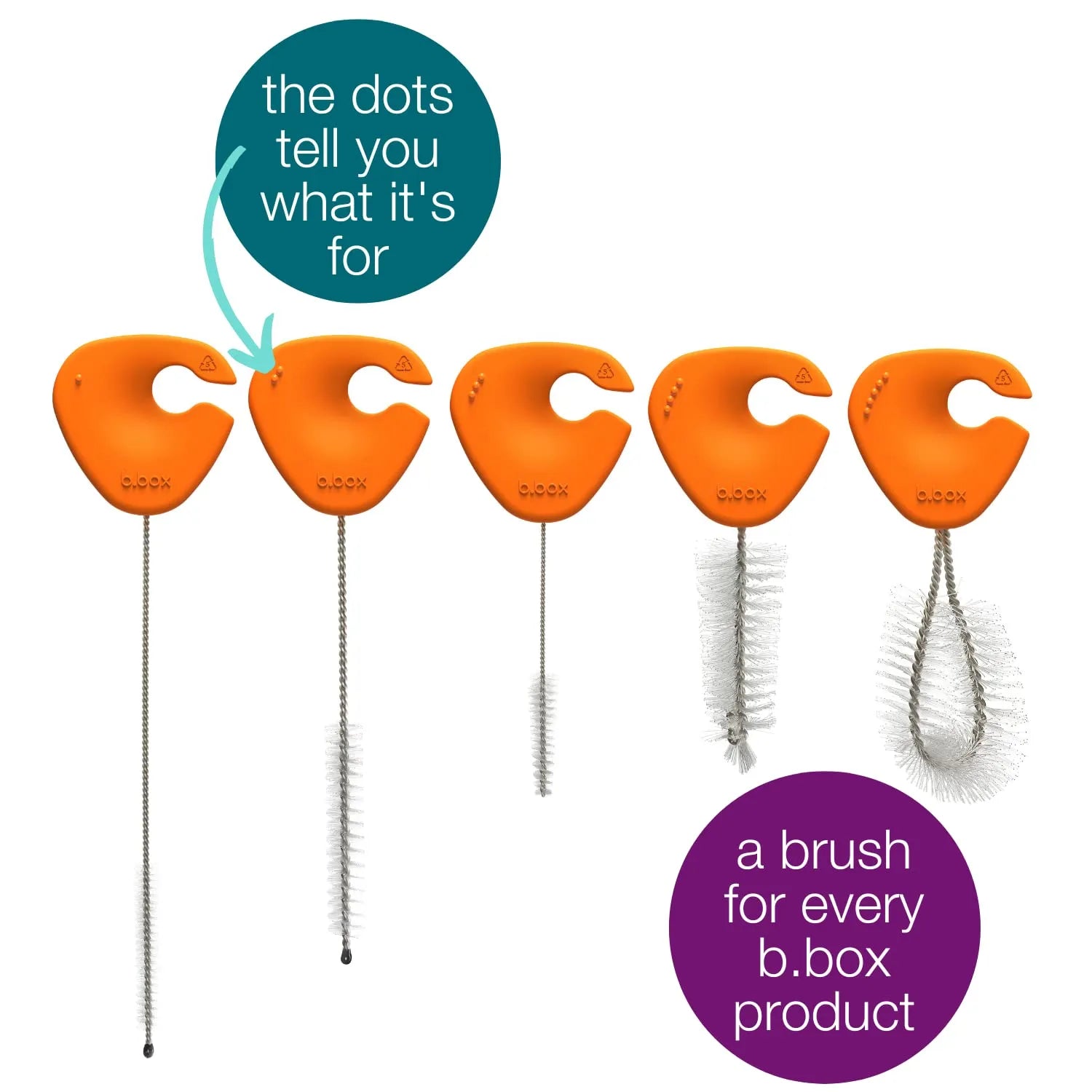 B.Box Cleaning Brush Set