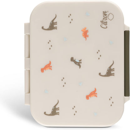 Citron Tritan Snackbox Wiith 3 Compartments For Kids