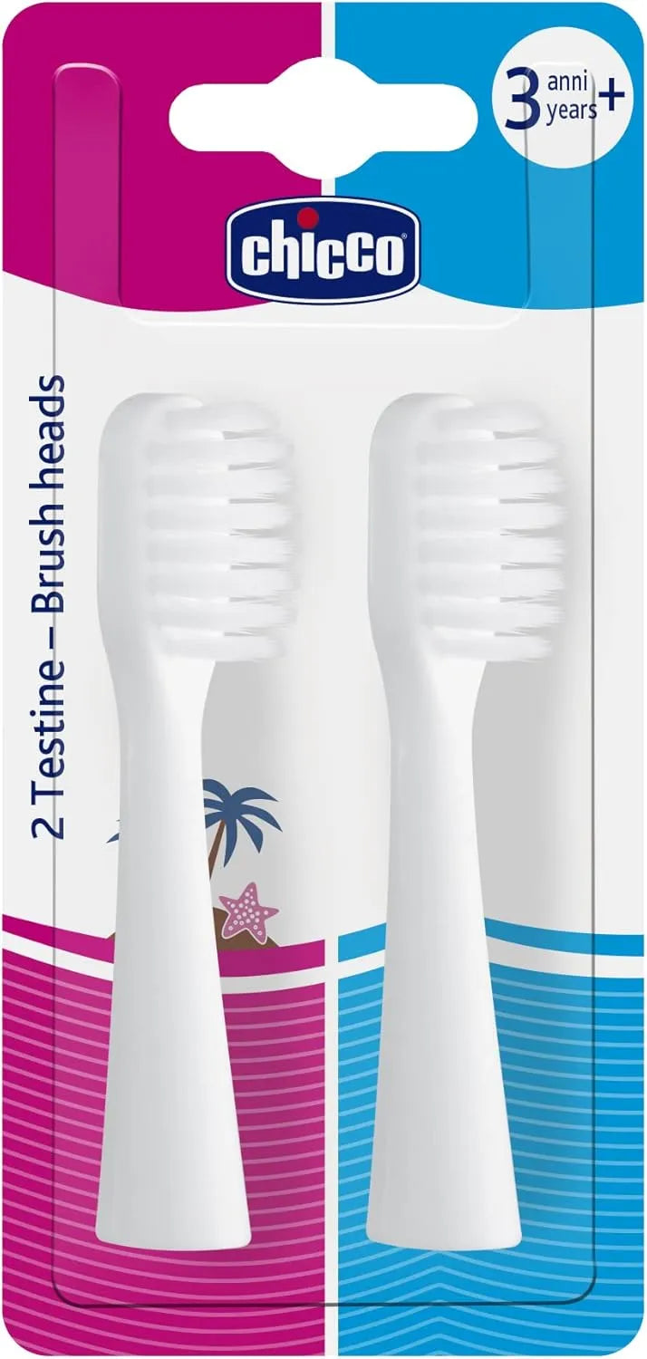 Chicco Electric Toothbrush Heads (Pack of 2)