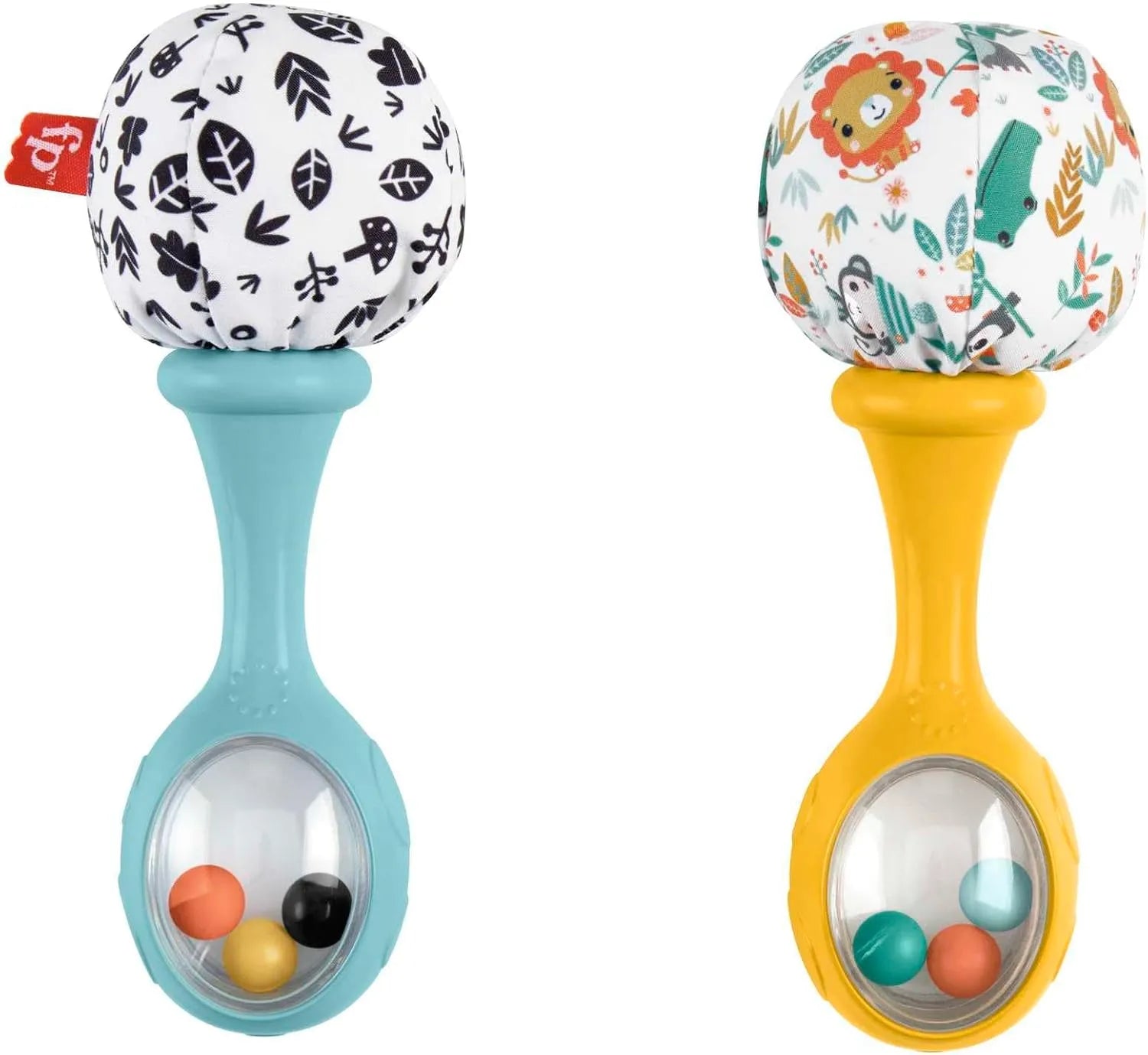Fisher Price Baby Rattle ‘N Rock Maracas Toys - Pack of 2