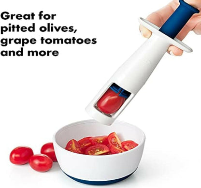 OXO Tot Grape Cutter - Navy.