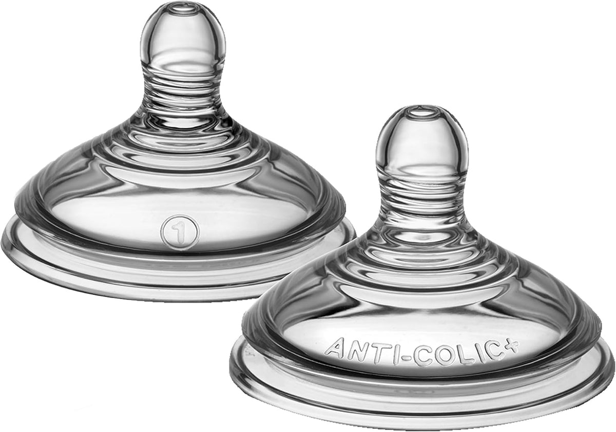 Tommee Tippee Natural Start Advanced Anti Colic Teat (Extra Slow Flow) - Pack of 2