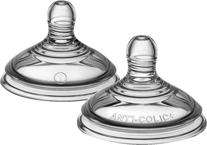 Tommee Tippee Natural Start Advanced Anti Colic Teat (Extra Slow Flow) - Pack of 2