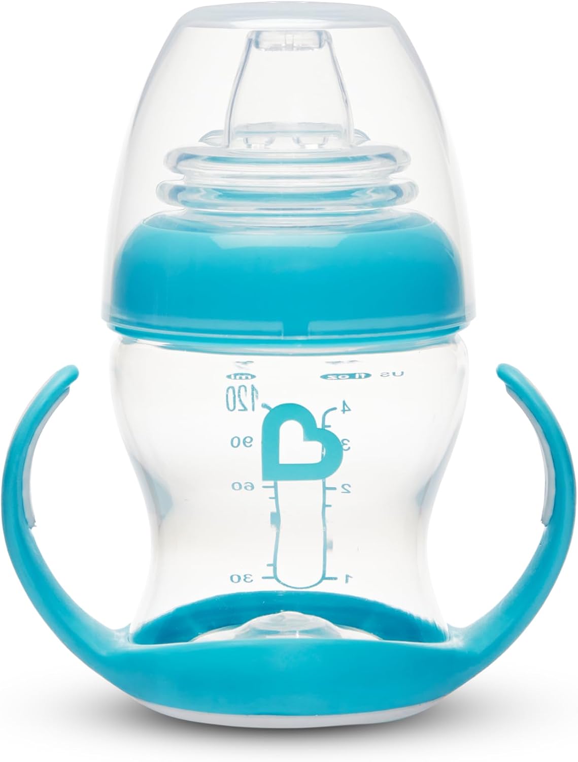Munchkin Gentle Transition Clear Sippy Cup (Blue, 4oz)