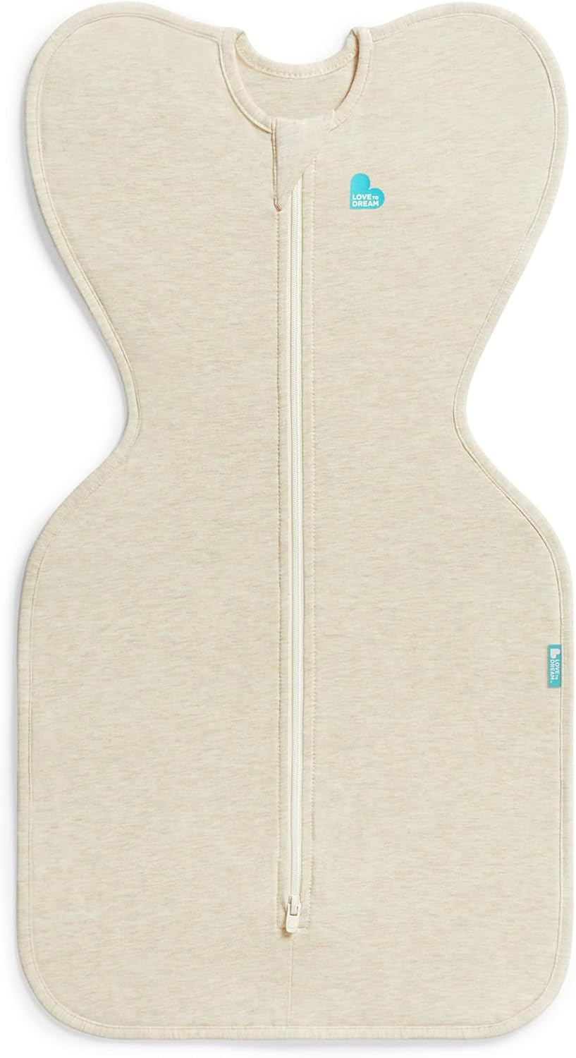 Love to Dream Swaddle Up 1.0T Stretch Cotton - Stage 1 (Oatmeal Marl)