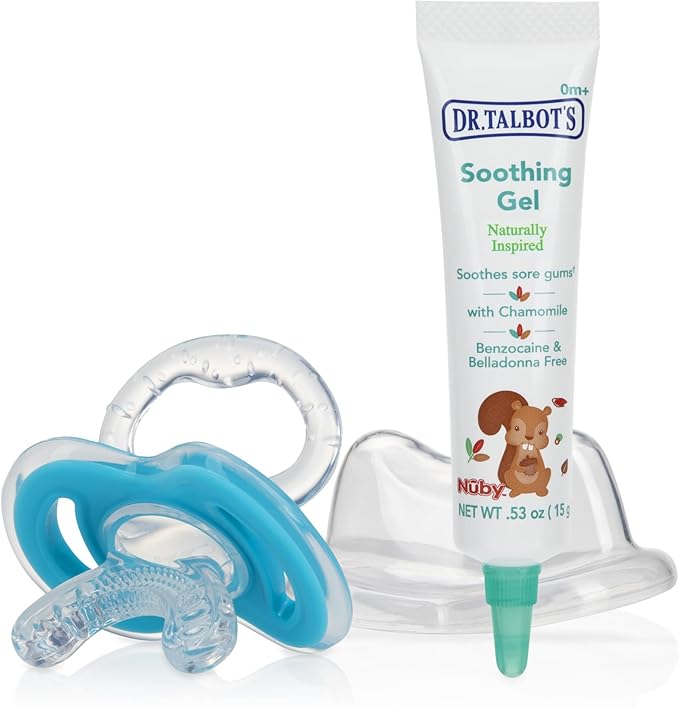 Dr. Talbot's Soothing Gel for Sore Gums with Silicone Gum-EEZ Teether - Pack of 2