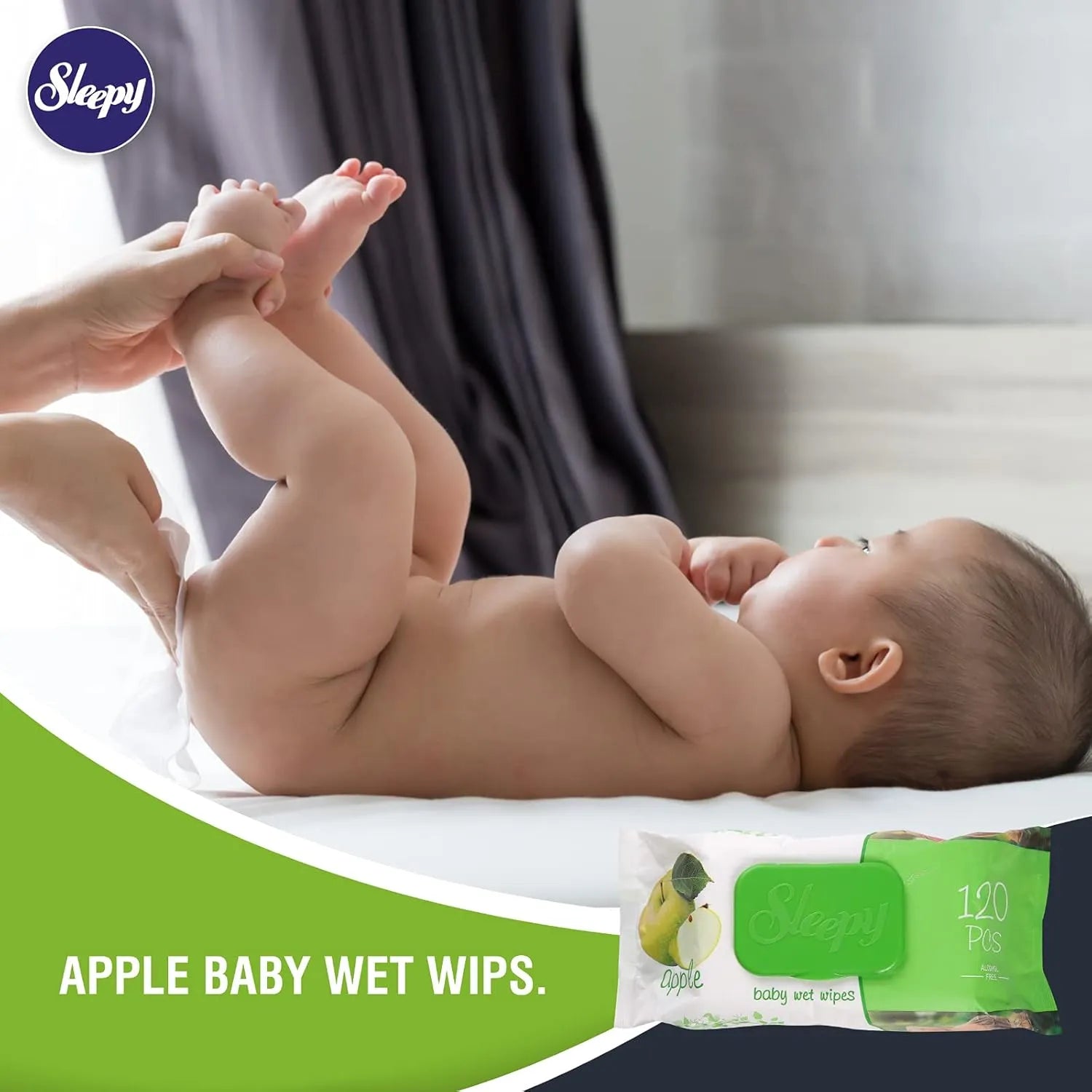 Sleepy Wet Wipes (120 Pcs)