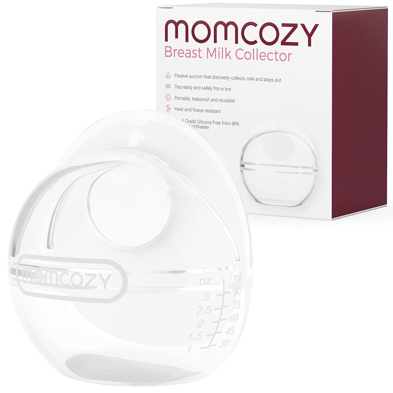 Momcozy Reusable Milk Collector for Breastmillk (90ml)