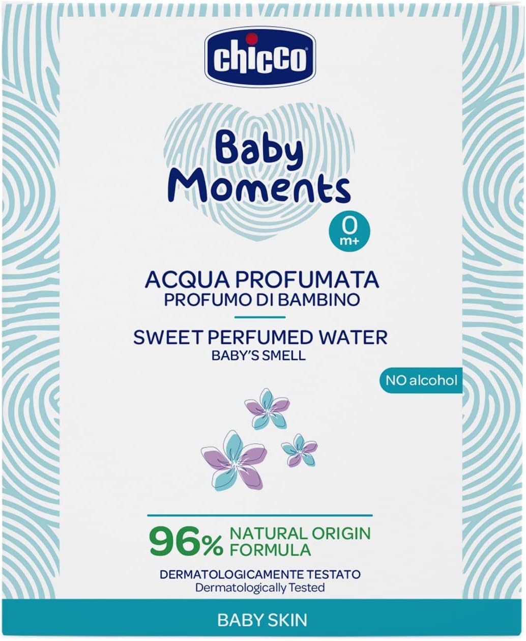 Chicco Baby Moments Sweet Perfumed Water Baby's Smell For Baby Skin 0M+ 100ml