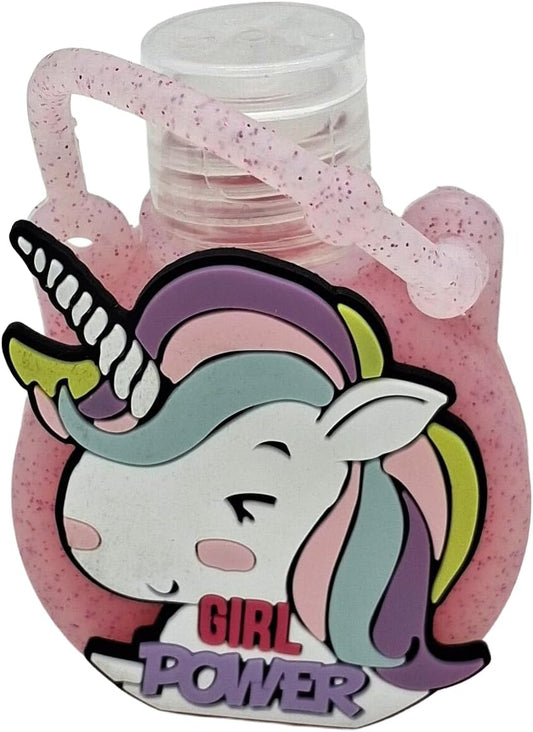 Take Care Unicorn Hand Sanitizer Gel Set With Silicone Holder (Assorted, 35ml)