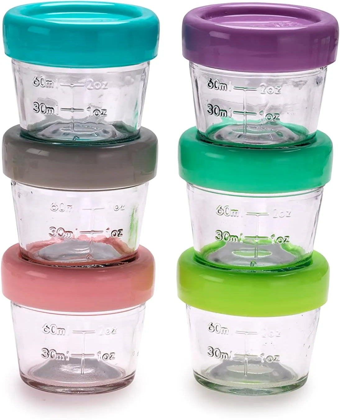 Melii Glass Food Storage Container - Pack of 6