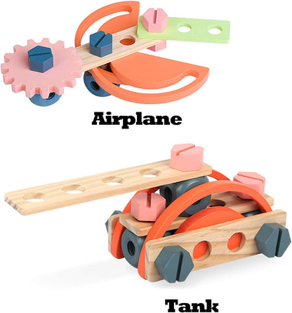 Little Angel Kids Wooden Tool Bench Play Set With Accessories