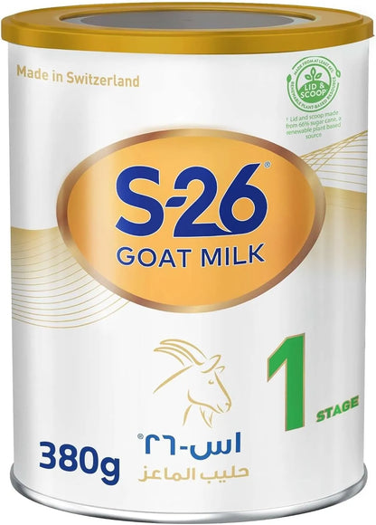 Wyeth Nutrition S26 Goat Milk Stage 1 Formula - 380g (0-6 Months)