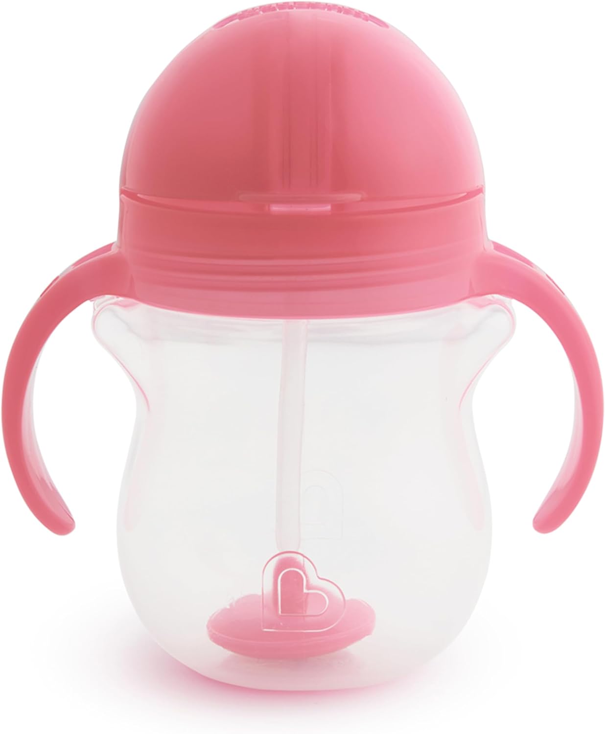 Munchkin Any Angle Weighted Straw Trainer Cup with Click Lock Lid, 7oz