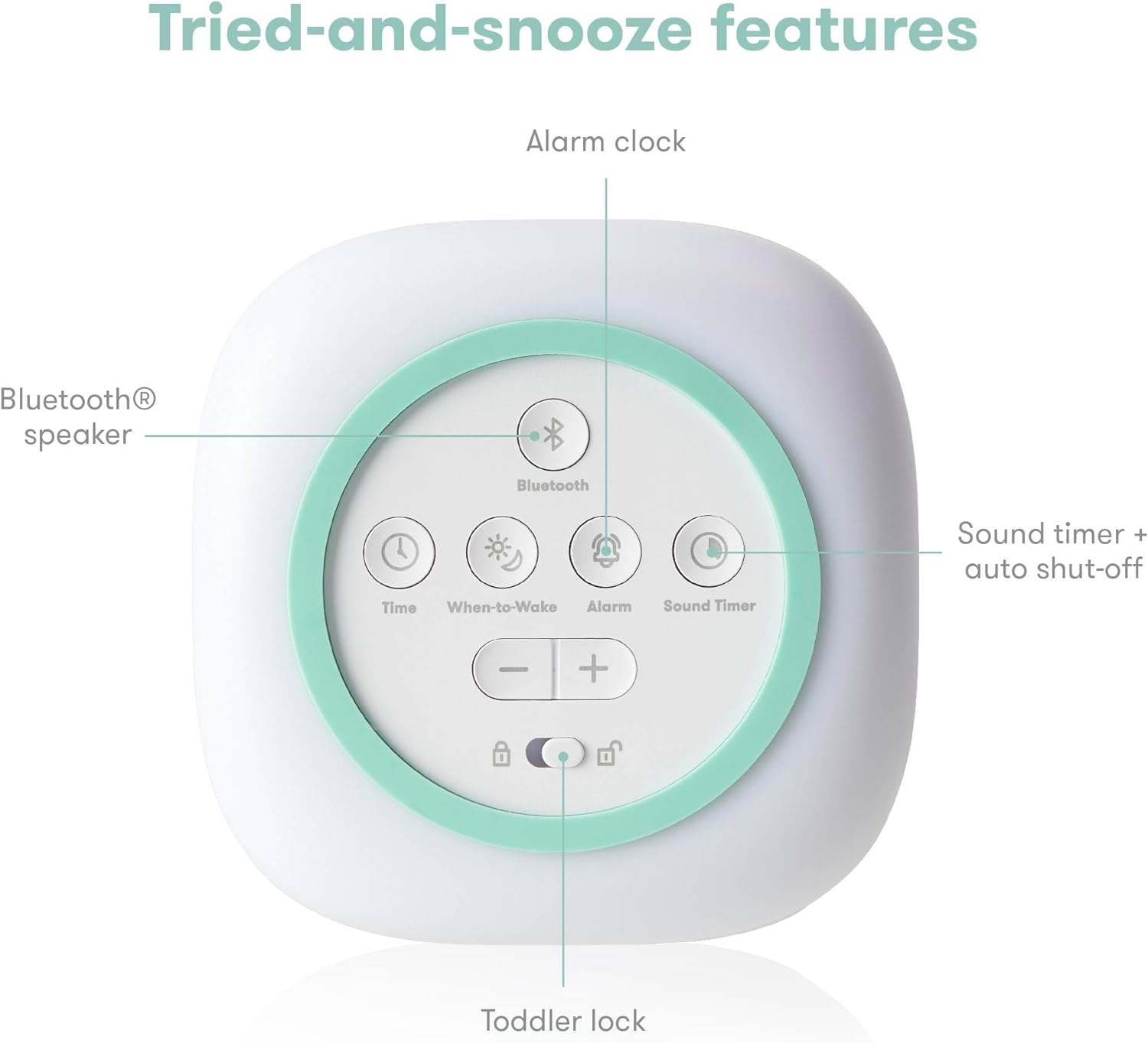 Frida Baby 3-in-1 Alarm Clock, Sound Machine & Nightlight