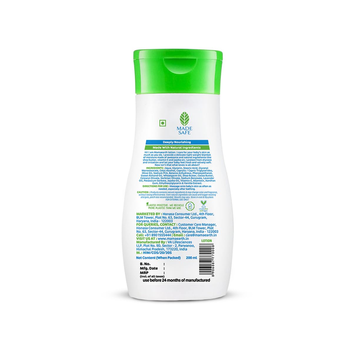 Mamaearth Baby Daily Lotion (200ml)