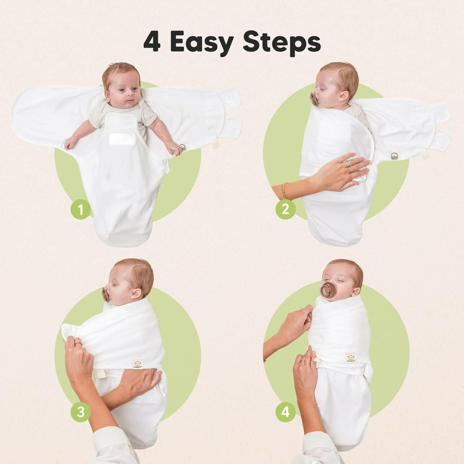 3-Pack Soothe Zippy Swaddle Wraps (Daffodil)
