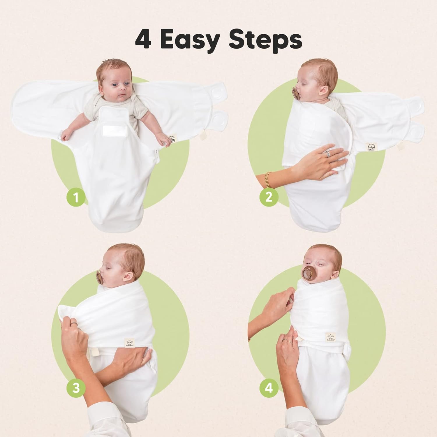 3-Pack Soothe Zippy Swaddle Wraps (Daffodil)