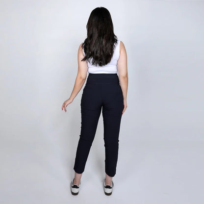 Become a Mom Nicky Capri Pant (Black, Large)