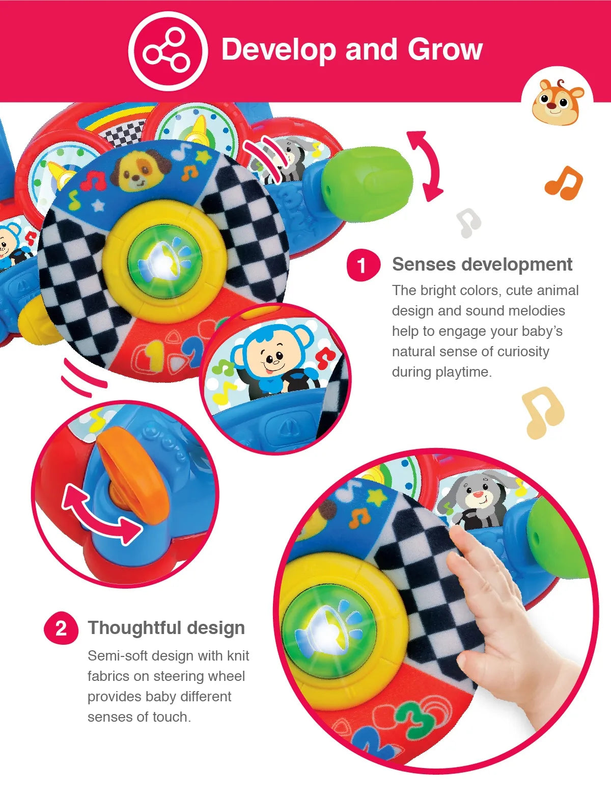 Winfun Baby Learning Steering Wheel
