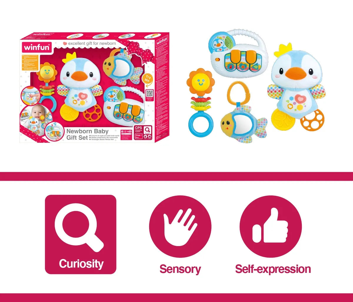 Winfun We Born Baby Gift Set