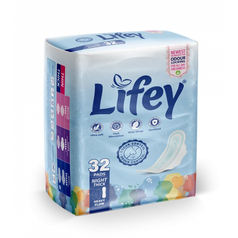 Lifey Night Thick Night Pads