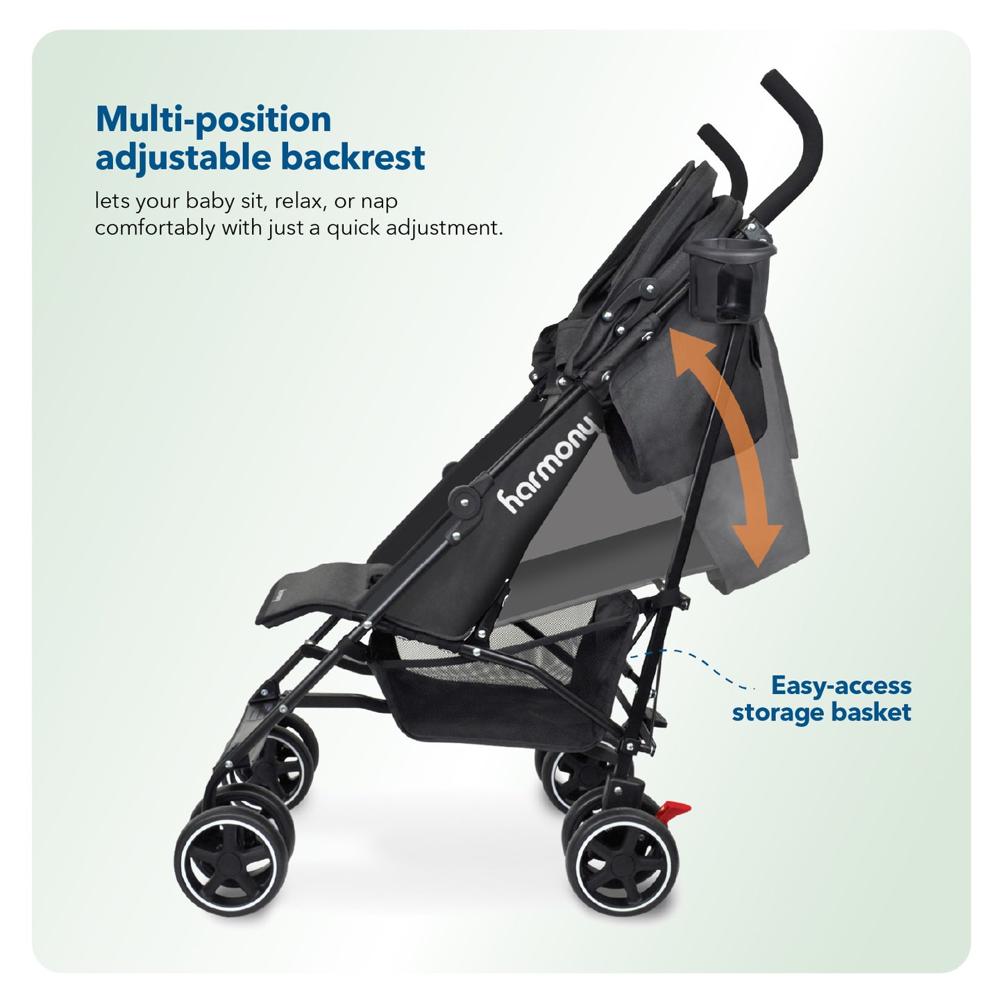 Harmony Aspire Deluxe Umbrella Fold Stroller
