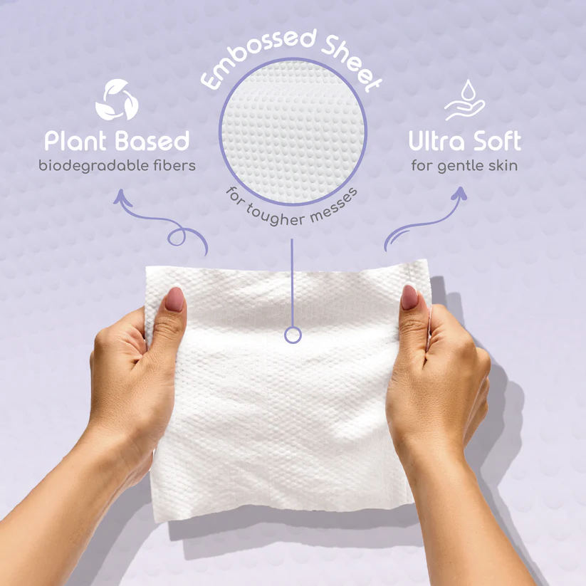 Pureborn Pure Moisture Wipes with Organic Calendula Lotion