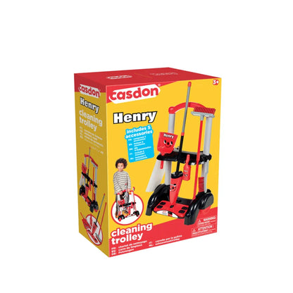 Casdon - Henry Cleaning Trolley Toy - Red