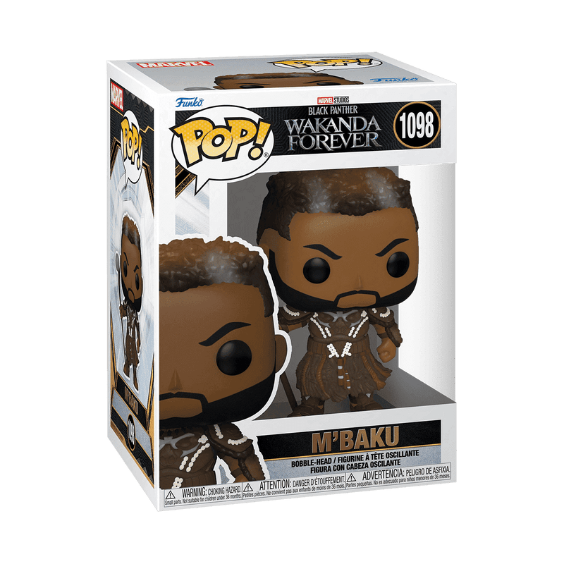 Funko Pop! - Marvel Black Panther: Wakanda Forever M'Baku Vinyl Bobblehead Figure - 10.9 cm