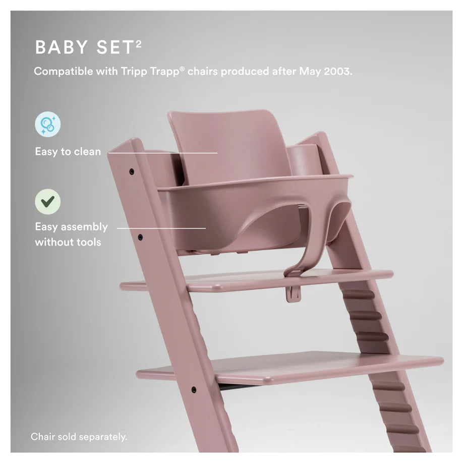 Stokke Tripp Trapp Baby Set, Serene Pink