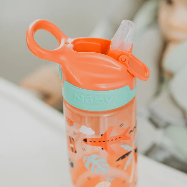 Nuby Super Quench Sports Bottles (Vacation) - Pack of 2