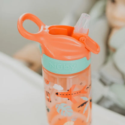 Nuby Super Quench Sports Bottles (Vacation) - Pack of 2