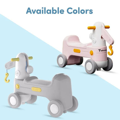 Teknum 2-in-1 Rock Ride On – Grey