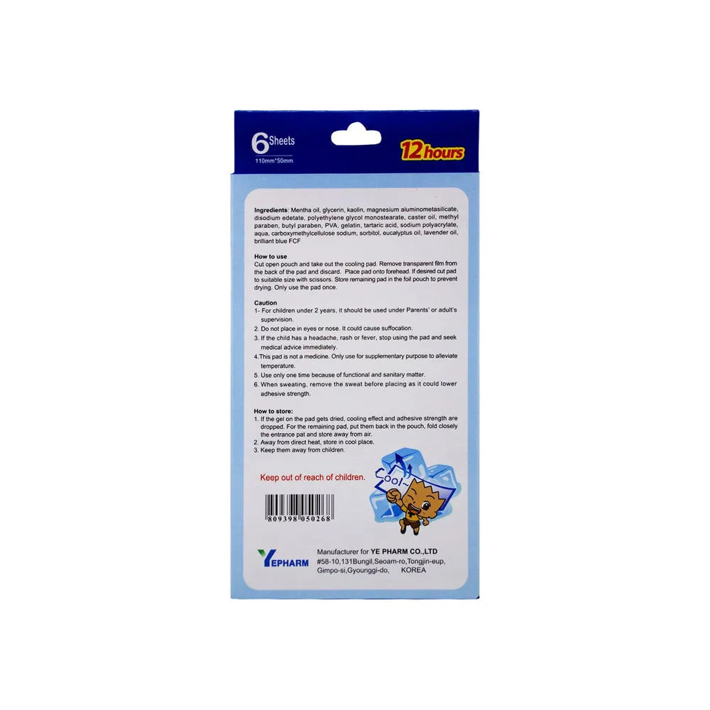 Medroad Cool Peace Ice Cool Sheets (6 Pcs)