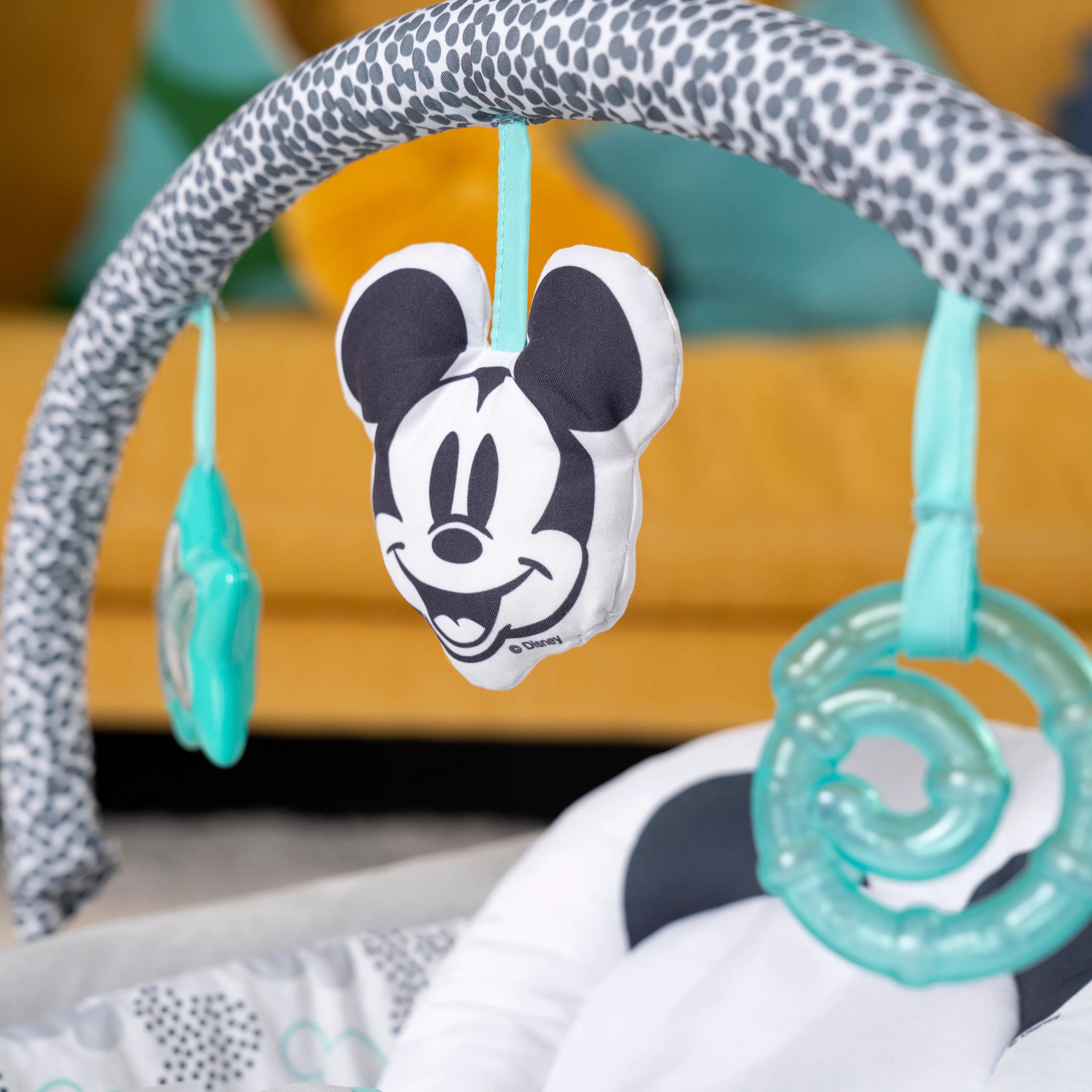 Bright Starts Mickey Mouse Cloudscapes Comfy Bouncer
