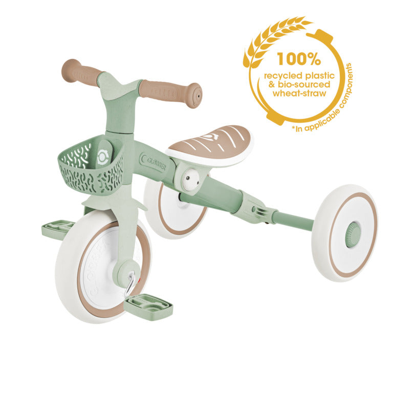Globber - Learning Trike 2-in-1 Plus Ecologic - Sage