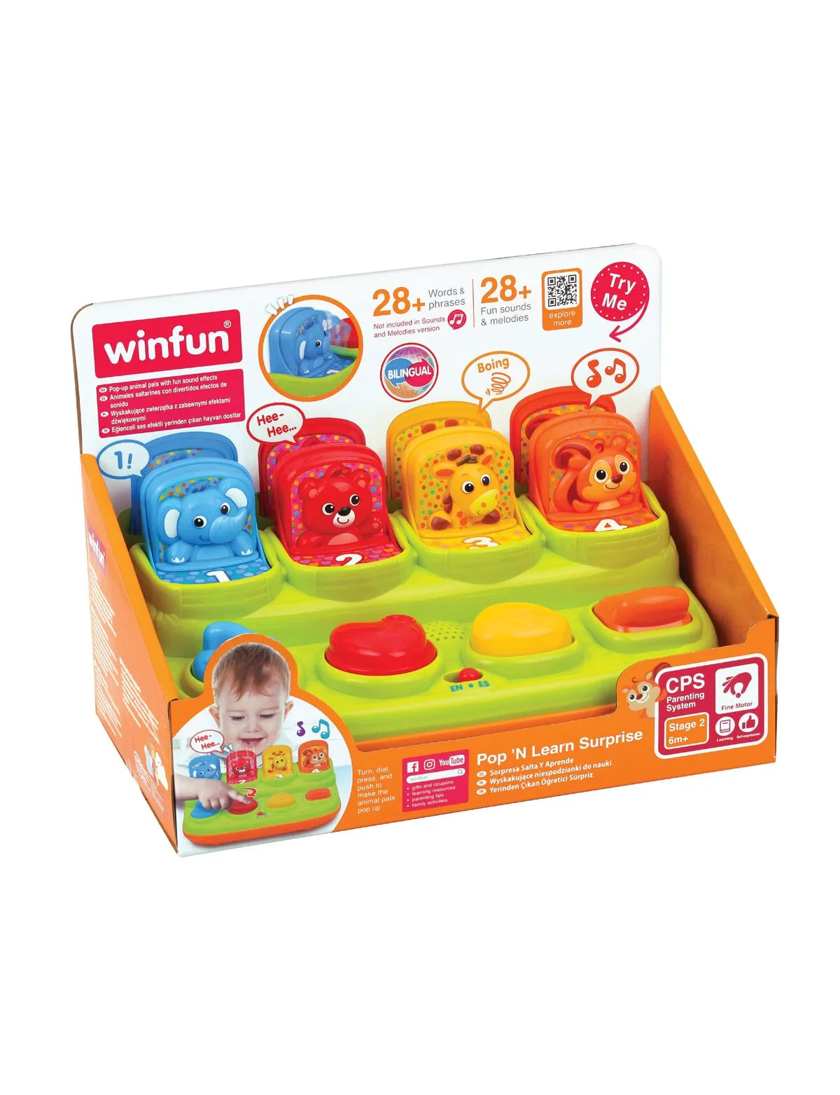 Winfun Pop and Learn Animal Friends