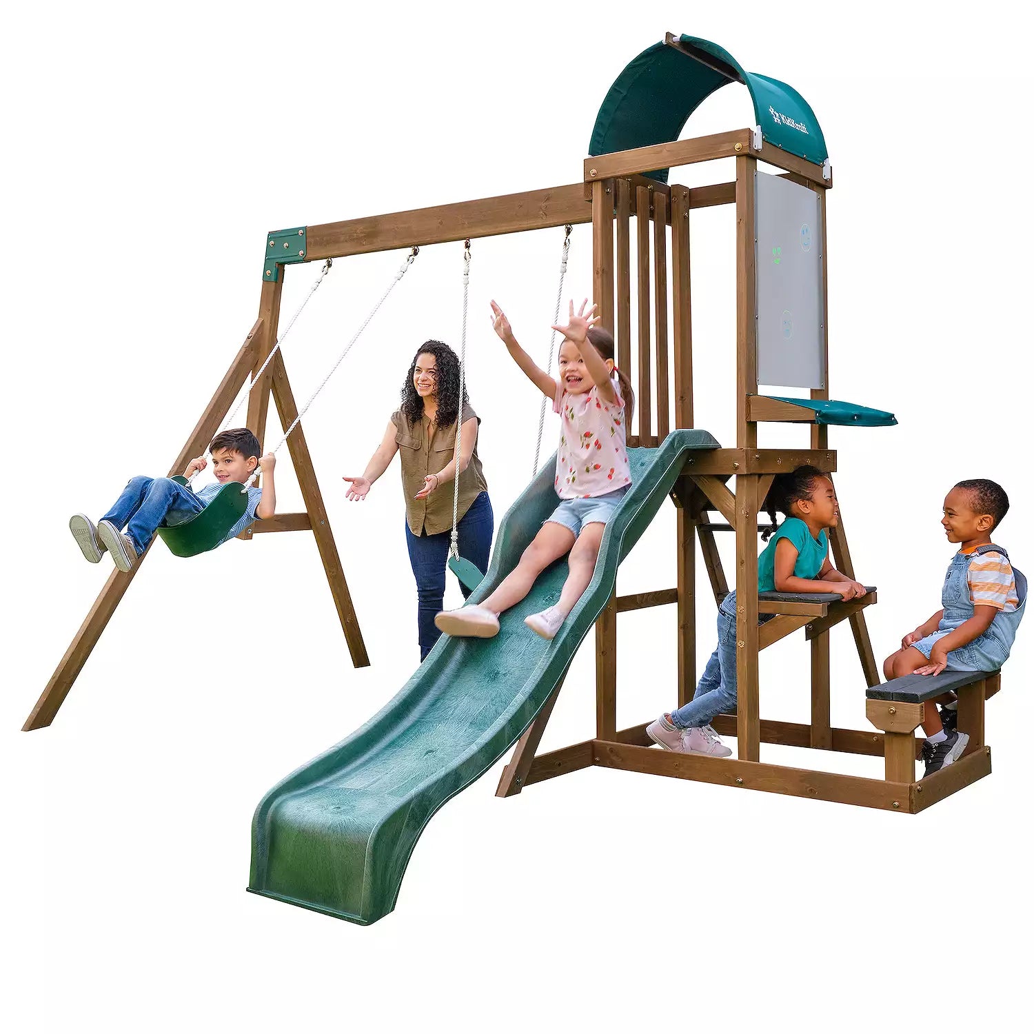 Kidkraft Wilderness Point Wooden Swingset