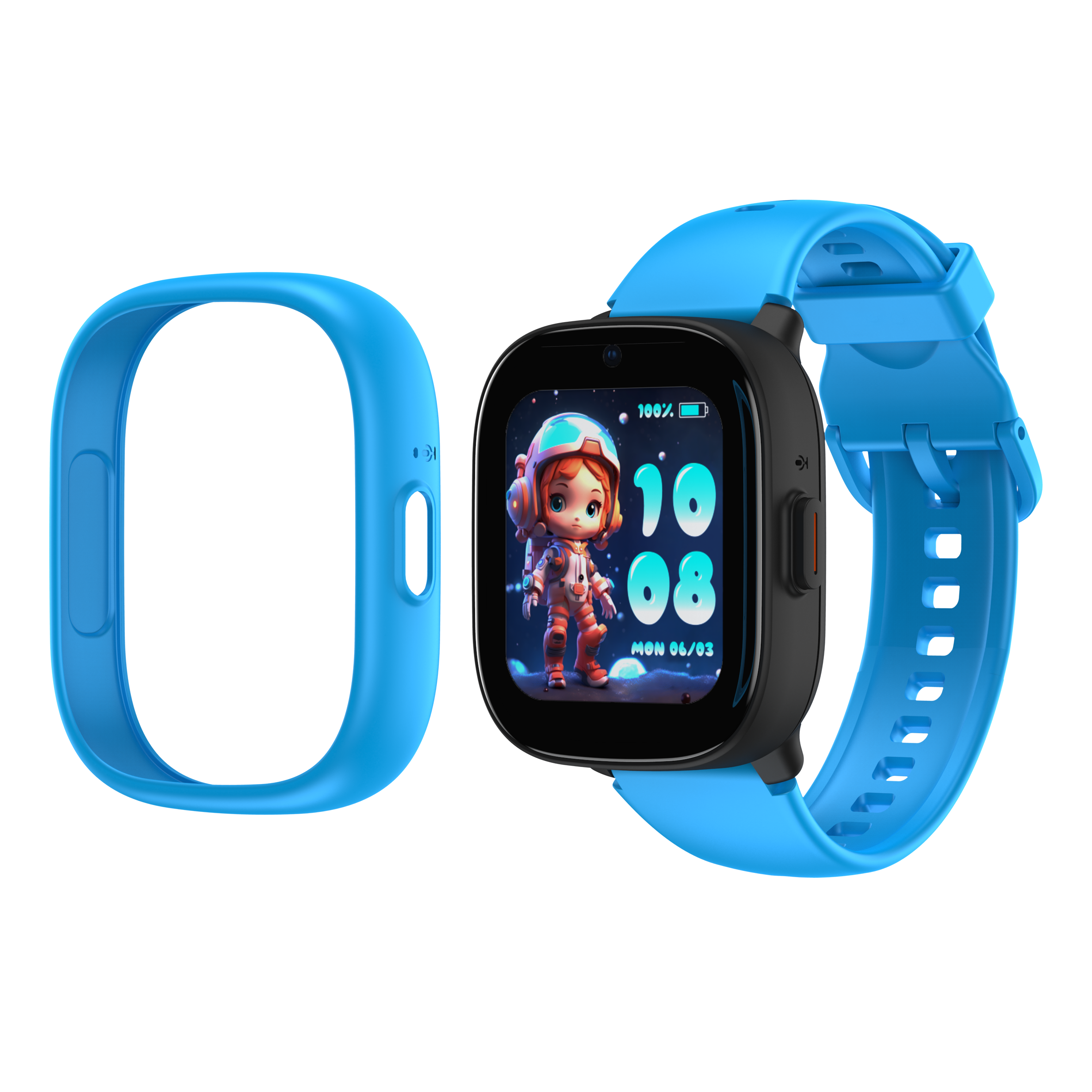 Lagenio 4G Smart Watch 770 + Extra Black Straps Set
