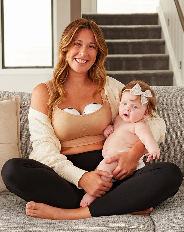 Momcozy M5 , Grey Color Heat Massager Package( Double M5 Breast Pump +Double Breast Massager )