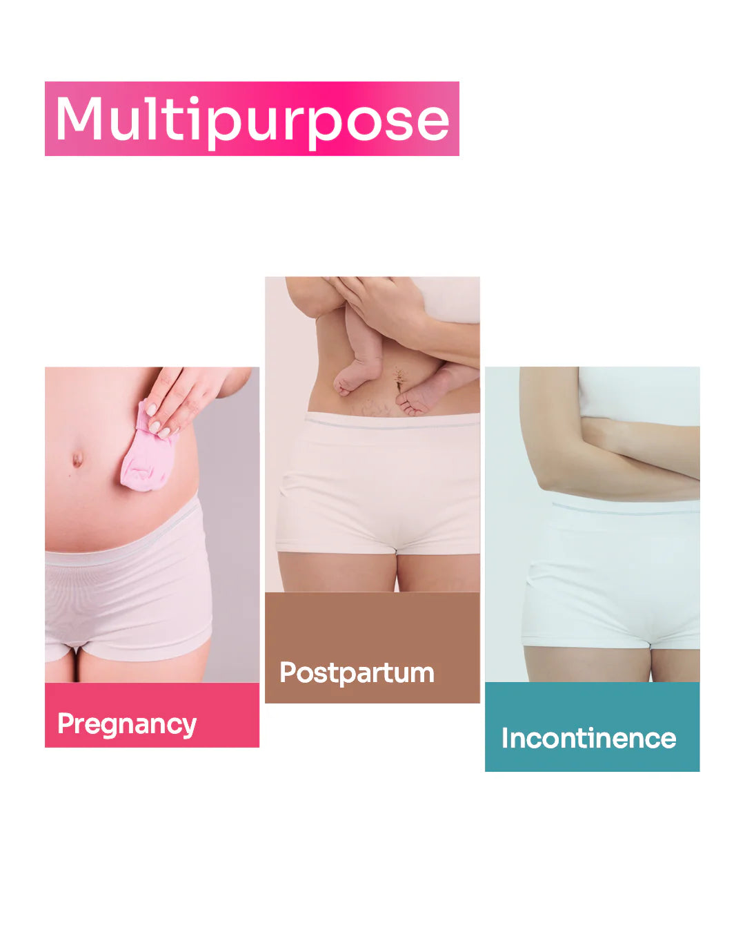 Mommy First Postpartum Underwear - Pack of 8