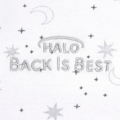 Halo SleepSack 100% Cotton Wearable Blanket - Midnight Moons Grey (0.5 TOG)